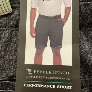NWT Pebble Beach Men’s performance shorts dry-luxe size 36